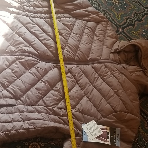 NEW DUSTY ROSE Packable Lightweight Down Jacket - Picture 7 of 8